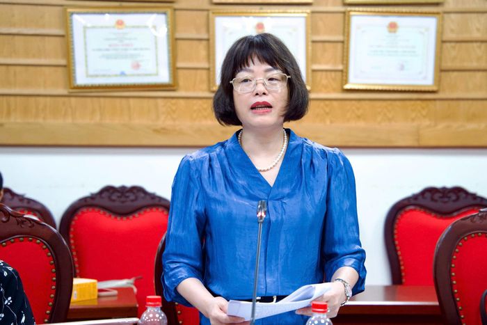 Phó Chủ nhiệm Ủy ban Khoa học, Công nghệ và Môi trường Nguyễn Thị Mai Phương phát biểu