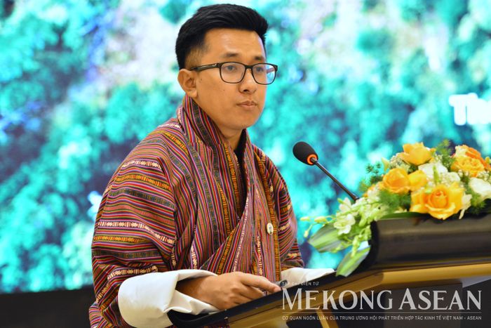 Ông Ugyen Tshering - đại diện Bộ Thương mại, Công nghiệp và Việc làm Bhutan. Ảnh: Lê Hồng Nhung - Mekong ASEAN