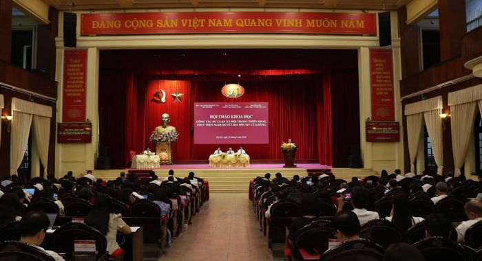 Hội thảo khoa học “Công tác dư luận xã hội trong triển khai, thực hiện Nghị quyết Đại hội XIV của Đảng”.