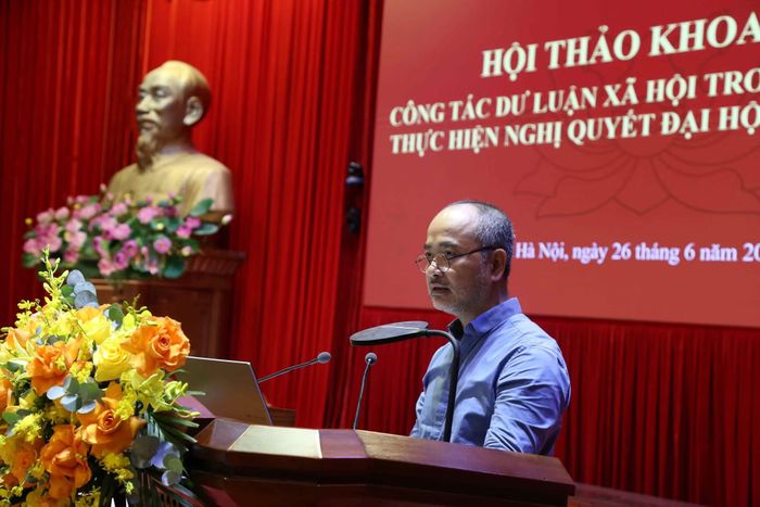 Các đại biểu đề xuất nhiều giải pháp nhằm phát huy vai trò của dư luận xã hội trong triển khai thực hiện Nghị quyết XIV của Đảng.