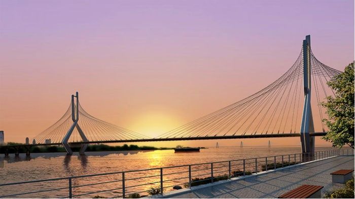  Phối cảnh kiến trúc cầu Tứ Liên - Ảnh do chủ đầu tư cung cấp. 
