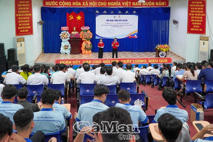 Lễ tổng kết đánh dấu chặng đường hơn hai năm triển khai Dự án “Kỹ năng thành công” tại tỉnh Cà Mau.