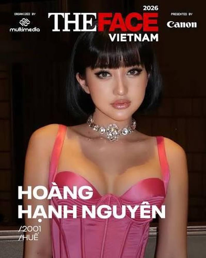 Hoàng Hạnh Nguyên gây chú ý tại The Face 226 . Ảnh : The Face Vietnam