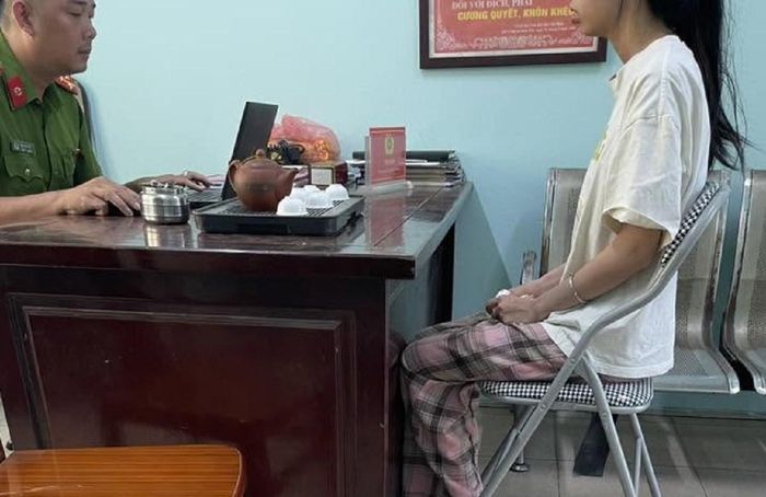 Nạn nhân đến công an phường trình báo.
