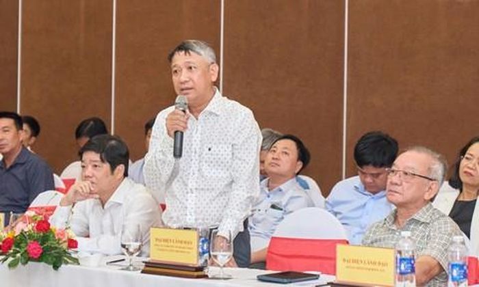 Ông Nguyễn Công Đức - Tổng Giám đốc Xổ số kiến thiết Đồng Nai phát biểu.