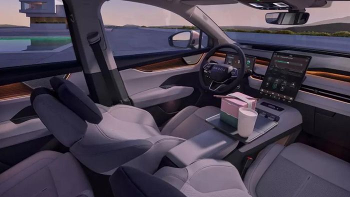 Không gian thư giãn của SUV Skoda Peaq. Ảnh: Skoda