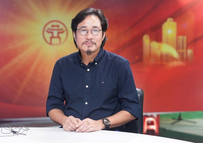 TS.NSƯT Bùi Như Lai, Hiệu trưởng Trường Đại học Sân khấu Điện ảnh Hà Nội trao đổi tại Chương trình. Ảnh: Phạm Hùng
