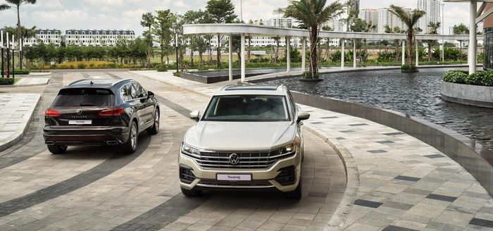 Xe Volkswagen lăn bánh tại Việt Nam. Ảnh: Volkswagen Hà Nội