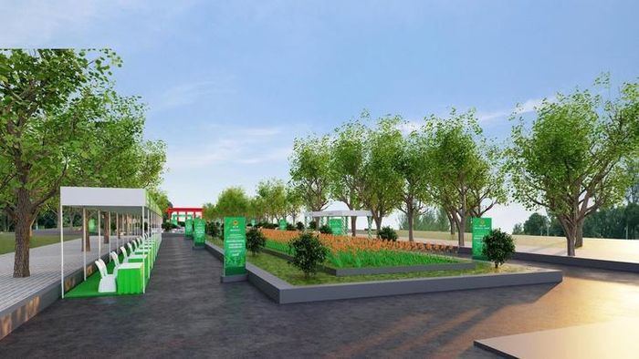 Khu vực tư vấn dinh dưỡng - sức khỏe, nơi người dân được trực tiếp trao đổi cùng chuyên gia về chế độ ăn uống và vận động phù hợp.