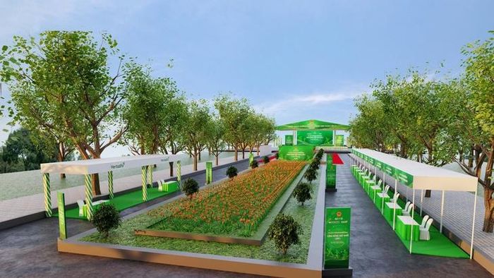 Khu vực tư vấn dinh dưỡng - sức khỏe, nơi người dân được trực tiếp trao đổi cùng chuyên gia về chế độ ăn uống và vận động phù hợp.
