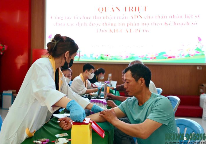 Các khâu lấy mẫu, mã hóa và lưu trữ dữ liệu được thực hiện nghiêm ngặt, bảo đảm an toàn và phục vụ đối sánh ADN trong thời gian tới.