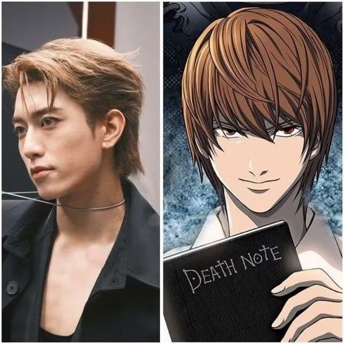 Thái Lê Minh Hiếu "vào vai" Yagami Light trong Death Note.