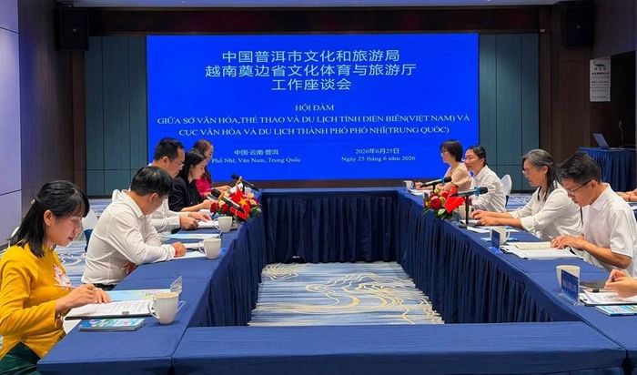 Đoàn công tác làm việc với Cục Văn hóa và Du lịch thành phố Phổ Nhĩ, trao đổi các giải pháp thúc đẩy hợp tác, kết nối phát triển du lịch, giao lưu văn hóa giữa tỉnh Điện Biên và thành phố Phổ Nhĩ, Vân Nam, Trung Quốc
