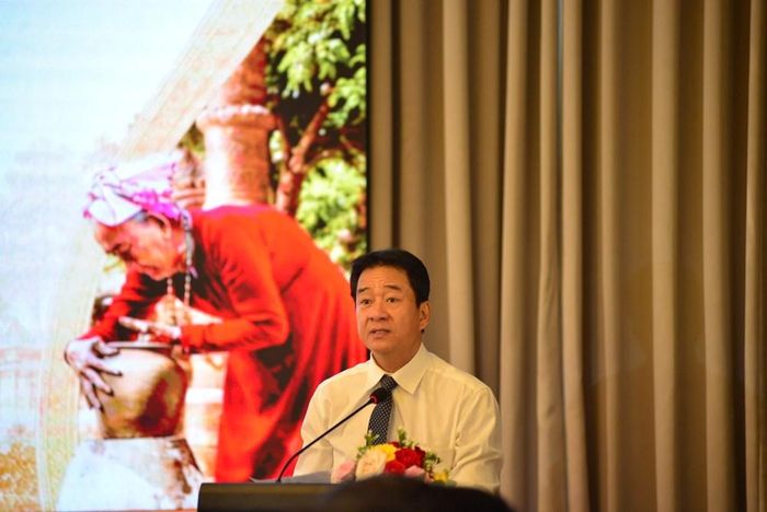 Ông Nguyên Long Biên, Phó Chủ tịch Thường trực UBND tỉnh Khánh Hòa phát biểu