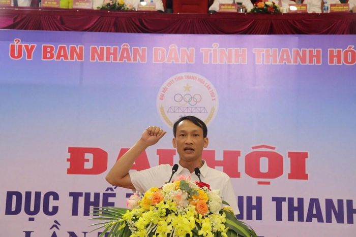 VĐV Hoàng Đình Dương đại diện gần 2.000 vận động viên tuyên thệ tại lễ khai mạc Đại hội Thể dục thể thao tỉnh Thanh Hóa lần thứ X năm 2026