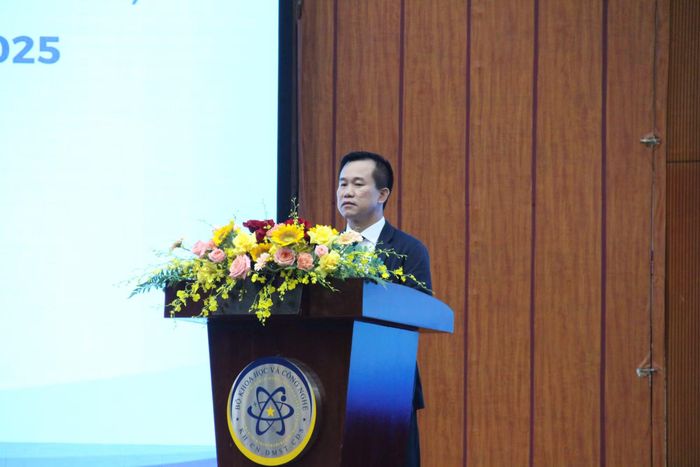 Ông Chu Thúc Đạt, Phó Cục trưởng Cục Đổi mới sáng tạo phát biểu.