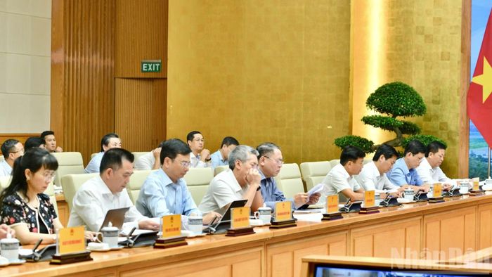  Lãnh đạo các bộ, ngành, đại biểu tham dự hội nghị. 