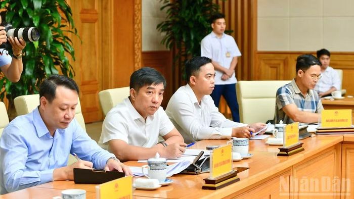  Đại diện lãnh đạo một số tập đoàn, doanh nghiệp ngành giao thông tham dự hội nghị. (Ảnh: Thanh Giang) 