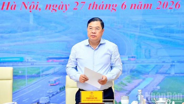  Phó Thủ tướng Thường trực Chính phủ Phạm Gia Túc phát biểu ý kiến tại hội nghị. (Ảnh: Thanh Giang) 