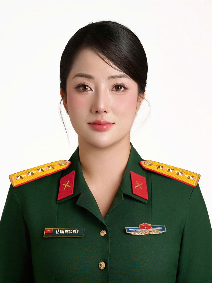 Đại úy QNCN Lê Thị Ngọc Hân. 