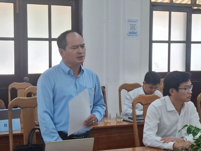  Ông Nguyễn Khắc Pho, Giám đốc Vườn quốc gia Côn Đảo khuyến cáo không phát triển các dự án bất động sản ở Côn Đảo theo xu hướng đầu cơ. Ảnh: ĐỨC TRUNG 