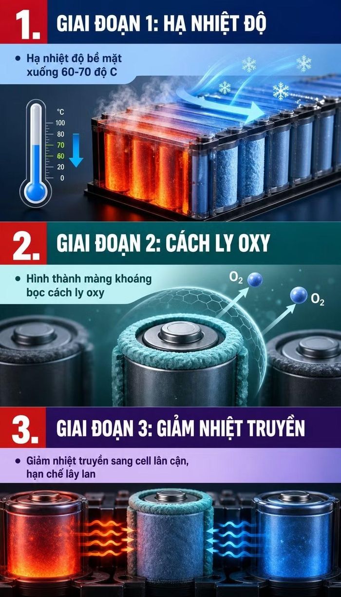 Cơ chế hoạt động của FireThief gồm 3 giai đoạn. Ảnh minh họa