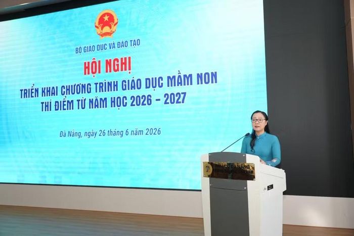 Thứ trưởng Nguyễn Thị Quyên Thanh phát biểu khai mạc Hội nghị.