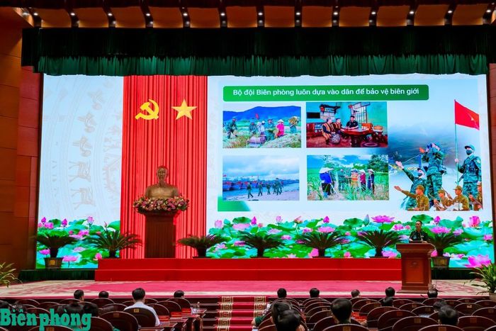 Phần dự thi của Thiếu tá Vũ Lý Huỳnh. Ảnh: Cẩm Linh
