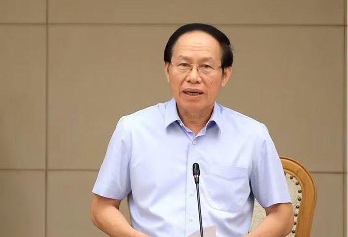 Phó Thủ tướng Lê Tiến Châu phát biểu tại cuộc họp.