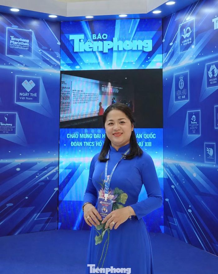 Chị Lư Thị Ngọc Anh. Ảnh: Nguyễn Minh