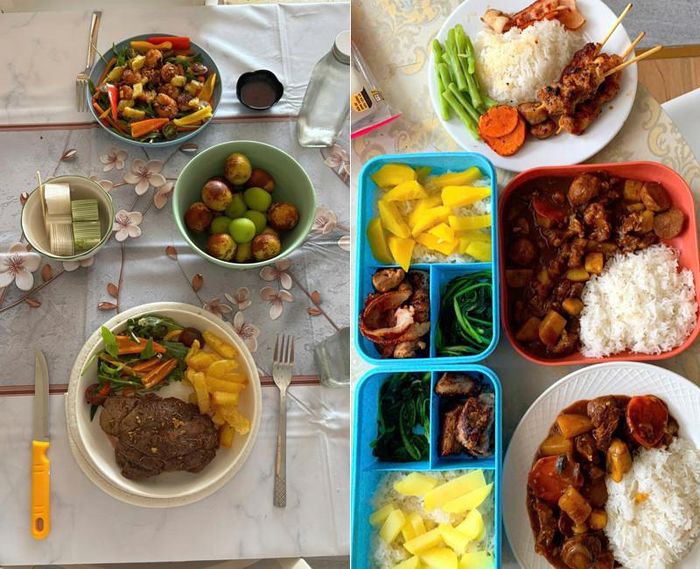 Kim Ngân thường nấu món Việt cho chồng Đức 