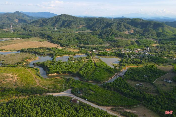 Ghi nhận cho thấy, phần diện tích giải phóng mặt bằng ở xã Thạch Xuân và xã Hương Đô để triển khai dự án chủ yếu là đất lâm nghiệp.