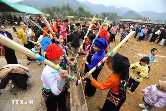 Hoạt động trong ngày hội mừng cơm mới. Ảnh minh họa. (Ảnh: Trọng Đạt/TTXVN)