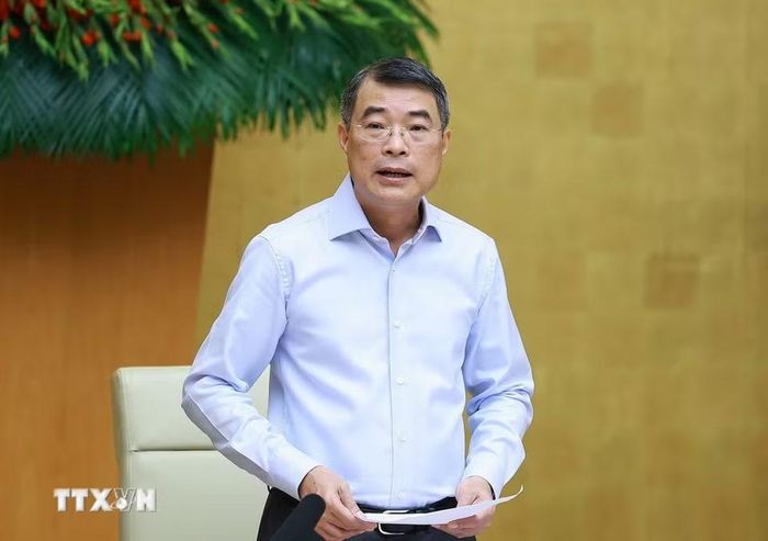 Thủ tướng Lê Minh Hưng kết luận Phiên họp Chính phủ chuyên đề về xây dựng pháp luật tháng 6 năm 2026. (Ảnh: Dương Giang/TTXVN)