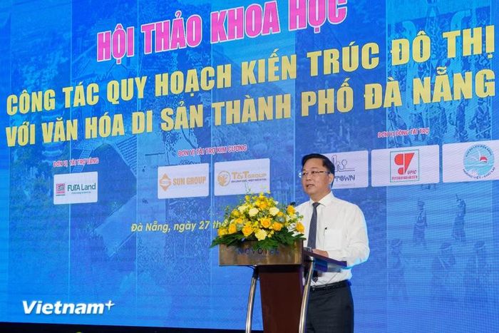 Ông Lê Trí Thanh, Chủ tịch Ủy ban Mặt trân Tổ quốc Việt Nam thành phố Đà Nẵng. (Ảnh: Thanh Phong/Vietnam+)