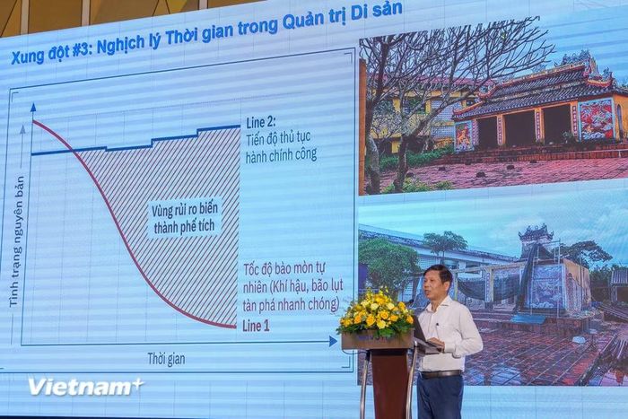Ông Bùi Hồng Trung, Bí thư Đảng ủy xã Hòa Vang (Đà Nẵng). (Ảnh: Thanh Phong/Vietnam+)