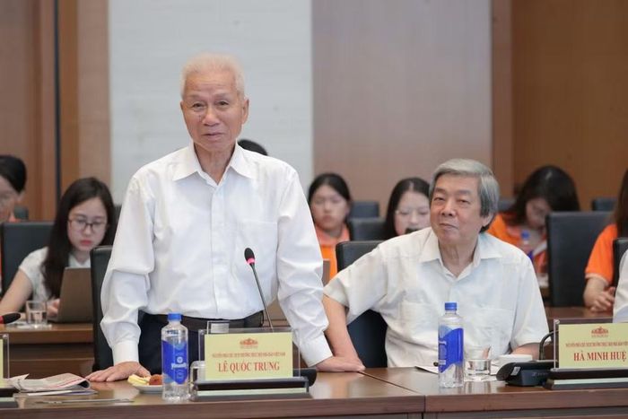 Đại biểu dự Diễn đàn phát biểu. (Nguồn: Ban tổ chức cung cấp)