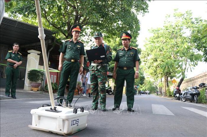 Máy radar tần số kép xuyên đất giúp đẩy nhanh tiến độ tìm kiếm hài cốt liệt sĩ.