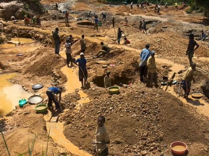 Hoạt động khai thác vàng tại Tanzania. Ảnh:Enough Project/Mining Technology
