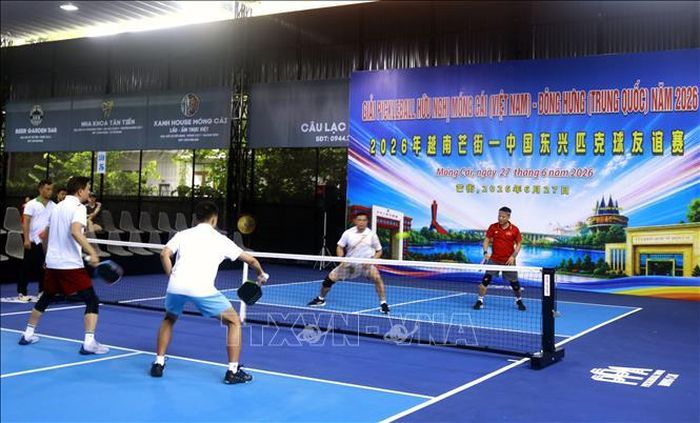 Các vận động viên thi đấu. Ảnh: Văn Đức/TTXVN