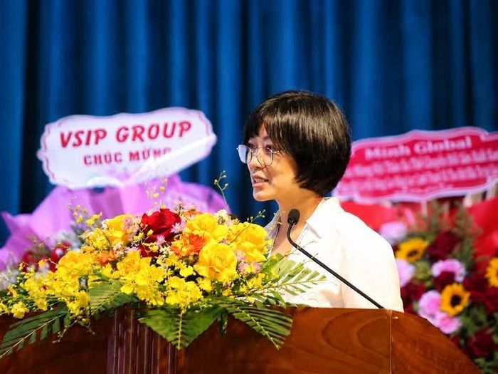 Bà Nguyễn Mai Hạnh - Quản lý đối ngoại cấp cao tại Việt Nam của Tập đoàn Syre Impact AB, chia sẻ thông tin.