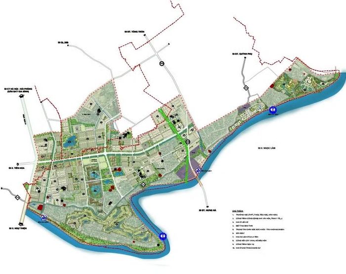 Quy hoạch dự án do Sun Group triển khai có diện tích hơn 1.400 ha, đáp ứng quy mô dân số khoảng 68.500 người.
