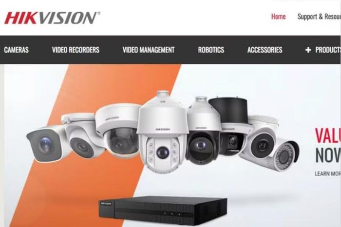 Các thiết bị giám sát của HIKVision bị Mỹ cấm nhập khẩu. Ảnh: HIKVISION.