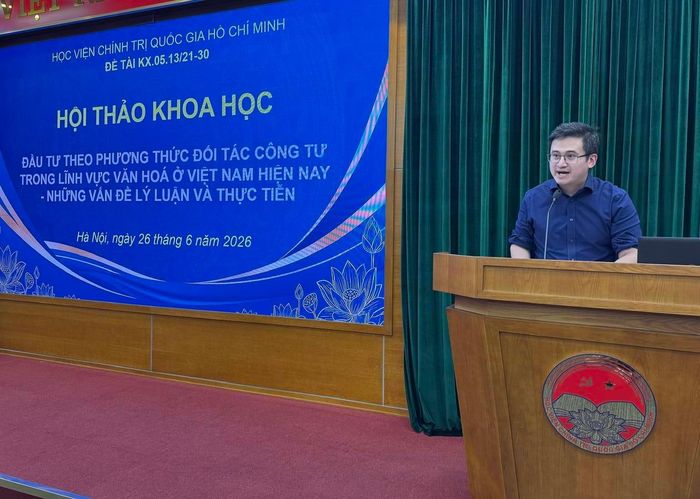 TS. Lê Xuân Tùng nhấn mạnh tính cấp thiết xây dựng bộ tiêu chí minh bạch cho đầu tư văn hóa.