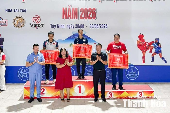 Kun Khmer Thanh Hóa xếp hạng Ba toàn đoàn nội dung nam và nữ lứa tuổi 16-17.