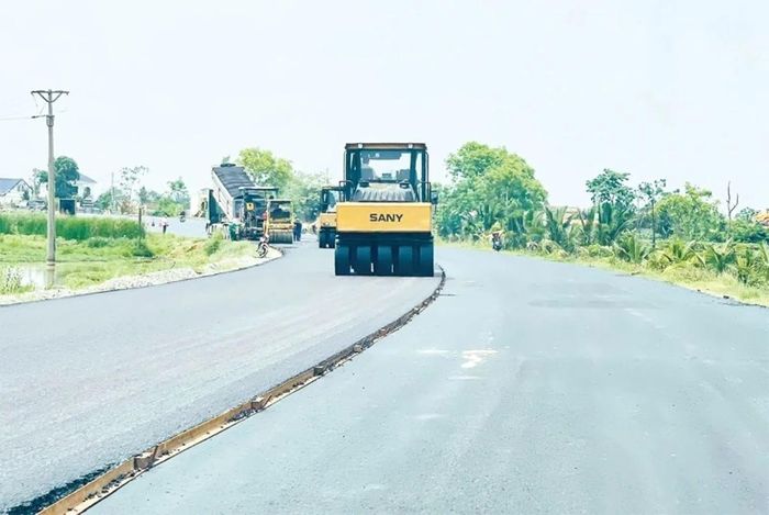 Dự án đường bộ ven biển đoạn Nga Sơn - Hoằng Hóa đang được đẩy nhanh tiến độ.