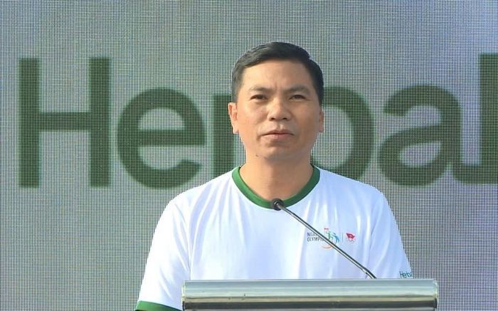 Ông Phan Sỹ Thống, Phó Giám đốc Sở Văn hóa, Thể thao và Du lịch Lâm Đồng phát biểu tại chương trình
