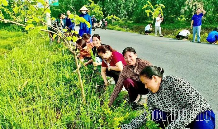 Xã Tiên Lữ tiếp tục huy động sức dân để xây dựng quê hương ngày càng giàu đẹp.