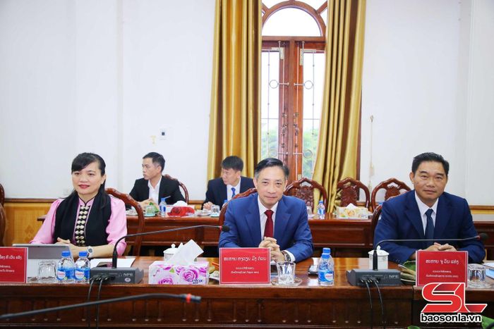 Các đại biểu dự hội đàm.