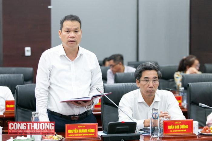 Chủ tịch UBND thành phố Đà Nẵng Nguyễn Mạnh Hùng cảm ơn Bộ Công Thương đã trao đổi nhiều định hướng quan trọng giúp thành phố phát triển công nghiệp, năng lượng trong giai đoạn tới.